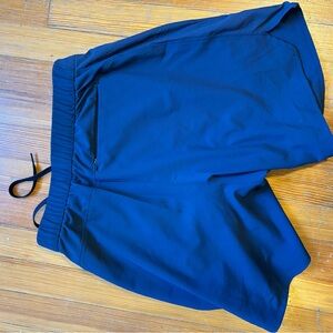 Navy Blue Athletic Shorts